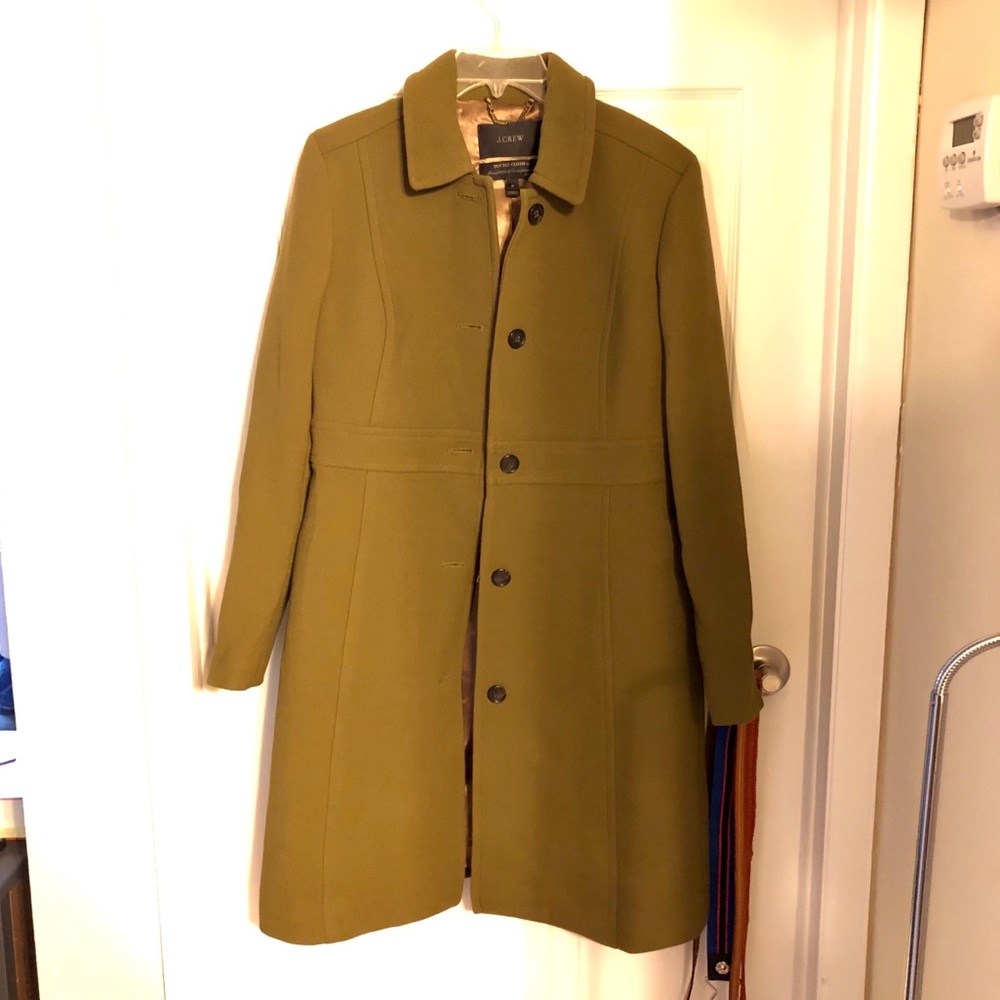 NWOT J. Crew double-cloth wool coat w/ Thinsulate